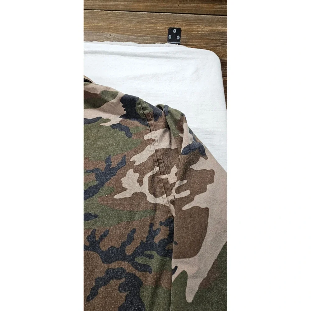 Winchester Mens Camo Hunting Jacket Large Cotton Woodland Camouflage Field Coat - Picture 11 of 12
